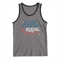 Stars Stripes And Equal Rights Tank Top 4th Of July Liberal American - Wonder Print Shop