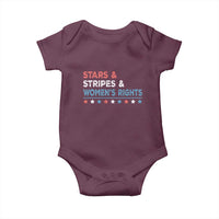 Stars Stripes And Women's Rights Baby Onesie 4th Of July Equal Rights - Wonder Print Shop