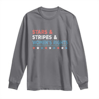 Stars Stripes And Women's Rights Long Sleeve Shirt 4th Of July Equal Rights - Wonder Print Shop