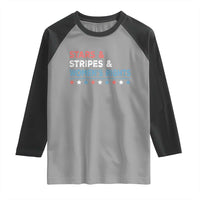 Stars Stripes And Women's Rights Raglan Shirt 4th Of July Equal Rights - Wonder Print Shop