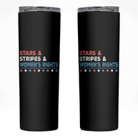 Stars Stripes And Women's Rights Skinny Tumbler 4th Of July Equal Rights - Wonder Print Shop