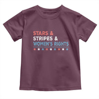 Stars Stripes And Women's Rights Toddler T Shirt 4th Of July Equal Rights - Wonder Print Shop