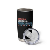 Stars Stripes And Women's Rights Tumbler Cup 4th Of July Equal Rights - Wonder Print Shop