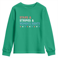 Stars Stripes And Women's Rights Youth Sweatshirt 4th Of July Equal Rights - Wonder Print Shop