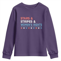 Stars Stripes And Women's Rights Youth Sweatshirt 4th Of July Equal Rights - Wonder Print Shop