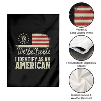 Funny 8647 I Identify As An American Garden Flag American Flag - Wonder Print Shop