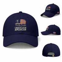 Funny 8647 I Identify As An American Baseball Cap American Flag