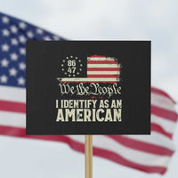 Funny 8647 I Identify As An American Protest Sign American Flag - Wonder Print Shop