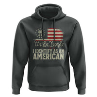 Funny 8647 I Identify As An American Hoodie American Flag - Wonder Print Shop