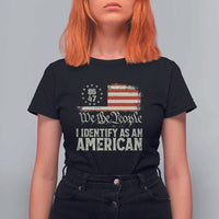 Funny 8647 I Identify As An American T Shirt For Women American Flag - Wonder Print Shop