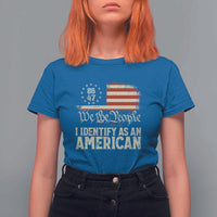 Funny 8647 I Identify As An American T Shirt For Women American Flag - Wonder Print Shop