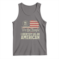 Funny 8647 I Identify As An American Tank Top American Flag - Wonder Print Shop