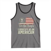 Funny 8647 I Identify As An American Tank Top American Flag - Wonder Print Shop