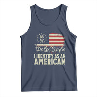 Funny 8647 I Identify As An American Tank Top American Flag - Wonder Print Shop