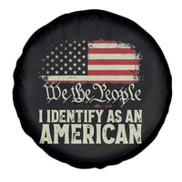 Funny I Identify As An American Spare Tire Cover 4th Of July American Flag - Wonder Print Shop