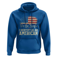 Funny I Identify As An American Hoodie 4th Of July American Flag - Wonder Print Shop