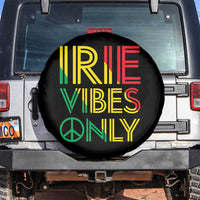 Irie Vibes Only Spare Tire Cover Rasta Reggae Roots Flag Music - Wonder Print Shop