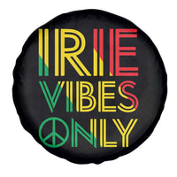 Irie Vibes Only Spare Tire Cover Rasta Reggae Roots Flag Music - Wonder Print Shop