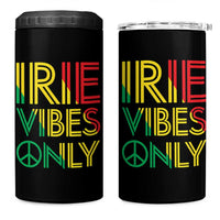 Irie Vibes Only 4 in 1 Can Cooler Tumbler Rasta Reggae Roots Flag Music - Wonder Print Shop