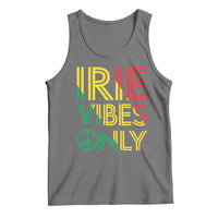 Irie Vibes Only Tank Top Rasta Reggae Roots Flag Music - Wonder Print Shop