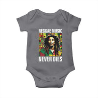 Legend Bob Baby Onesie Reggae Music Never Dies Rasta - Wonder Print Shop