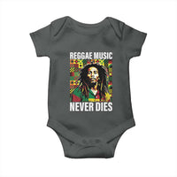 Legend Bob Baby Onesie Reggae Music Never Dies Rasta - Wonder Print Shop