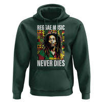 Legend Bob Hoodie Reggae Music Never Dies Rasta - Wonder Print Shop