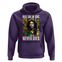 Legend Bob Hoodie Reggae Music Never Dies Rasta - Wonder Print Shop
