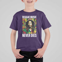 Legend Bob T Shirt For Kid Reggae Music Never Dies Rasta - Wonder Print Shop