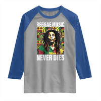 Legend Bob Raglan Shirt Reggae Music Never Dies Rasta - Wonder Print Shop