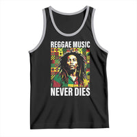 Legend Bob Tank Top Reggae Music Never Dies Rasta - Wonder Print Shop