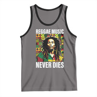 Legend Bob Tank Top Reggae Music Never Dies Rasta - Wonder Print Shop