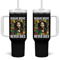 Legend Bob Tumbler With Handle Reggae Music Never Dies Rasta - Wonder Print Shop