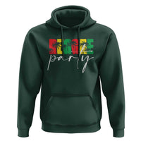 Reggae Party Hoodie Rastafari Jamaican Palm Tree Music - Wonder Print Shop