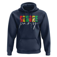 Reggae Party Hoodie Rastafari Jamaican Palm Tree Music - Wonder Print Shop