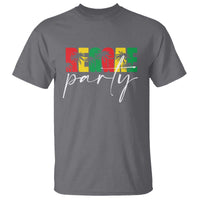 Reggae Party T Shirt Rastafari Jamaican Palm Tree Music - Wonder Print Shop