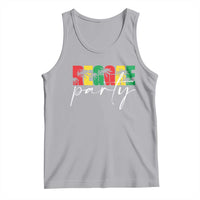 Reggae Party Tank Top Rastafari Jamaican Palm Tree Music - Wonder Print Shop