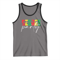 Reggae Party Tank Top Rastafari Jamaican Palm Tree Music - Wonder Print Shop