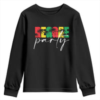 Reggae Party Youth Sweatshirt Rastafari Jamaican Palm Tree Music - Wonder Print Shop