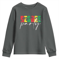 Reggae Party Youth Sweatshirt Rastafari Jamaican Palm Tree Music - Wonder Print Shop