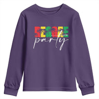 Reggae Party Youth Sweatshirt Rastafari Jamaican Palm Tree Music - Wonder Print Shop