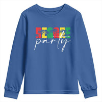 Reggae Party Youth Sweatshirt Rastafari Jamaican Palm Tree Music - Wonder Print Shop