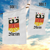 Funny German Eagle Garden Flag Vintage Nein No Germany Souvenir Oktoberfest - Wonder Print Shop