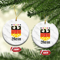 Funny German Eagle Ceramic Ornament Vintage Nein No Germany Souvenir Oktoberfest - Wonder Print Shop