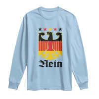 Funny German Eagle Long Sleeve Shirt Vintage Nein No Germany Souvenir Oktoberfest - Wonder Print Shop