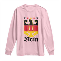 Funny German Eagle Long Sleeve Shirt Vintage Nein No Germany Souvenir Oktoberfest - Wonder Print Shop