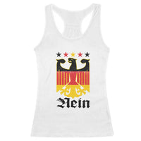 Funny German Eagle Racerback Tank Top Vintage Nein No Germany Souvenir Oktoberfest - Wonder Print Shop
