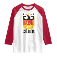 Funny German Eagle Raglan Shirt Vintage Nein No Germany Souvenir Oktoberfest - Wonder Print Shop