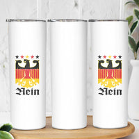 Funny German Eagle Skinny Tumbler Vintage Nein No Germany Souvenir Oktoberfest - Wonder Print Shop