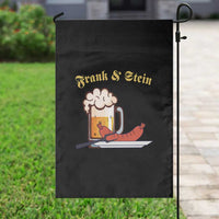 Funny Frank & Stein Garden Flag German Beer Drinking Oktoberfest Sausage - Wonder Print Shop